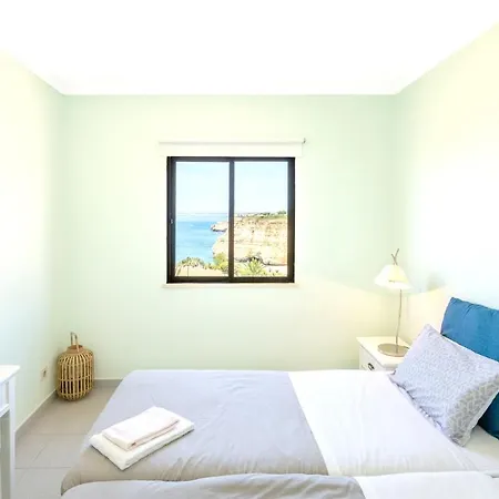 One Bedroom At Carvoeiro 50 M Away From The Beach With Sea View And Furnished Balcony * Καρβοέιρο